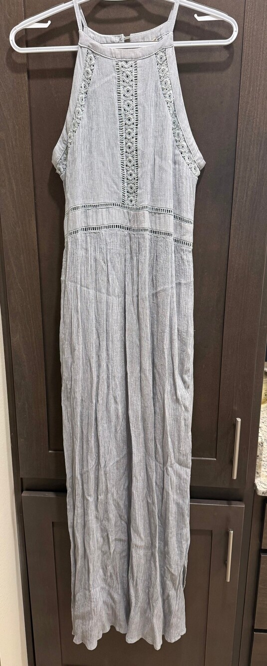 Altard State Sleeveless Maxi Dress with Lace Detail Size S